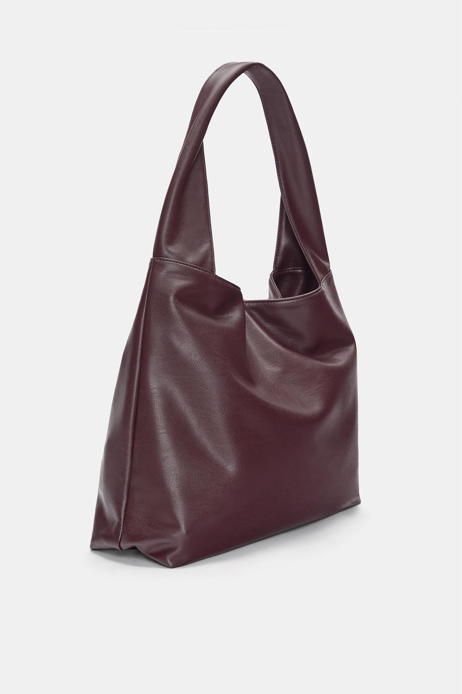 Faux leather shopper bag Product Image
