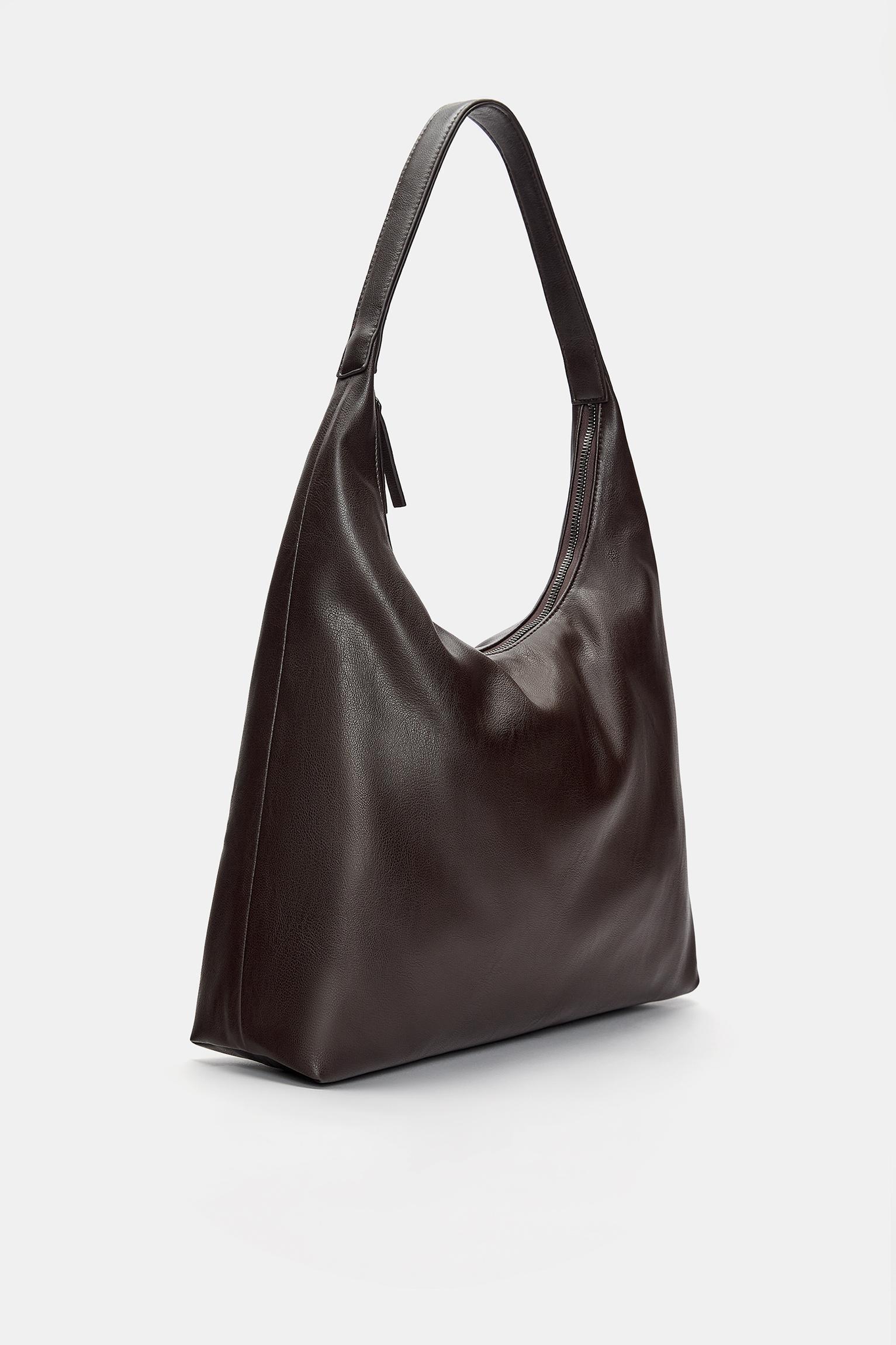 Faux leather shopper bag Product Image