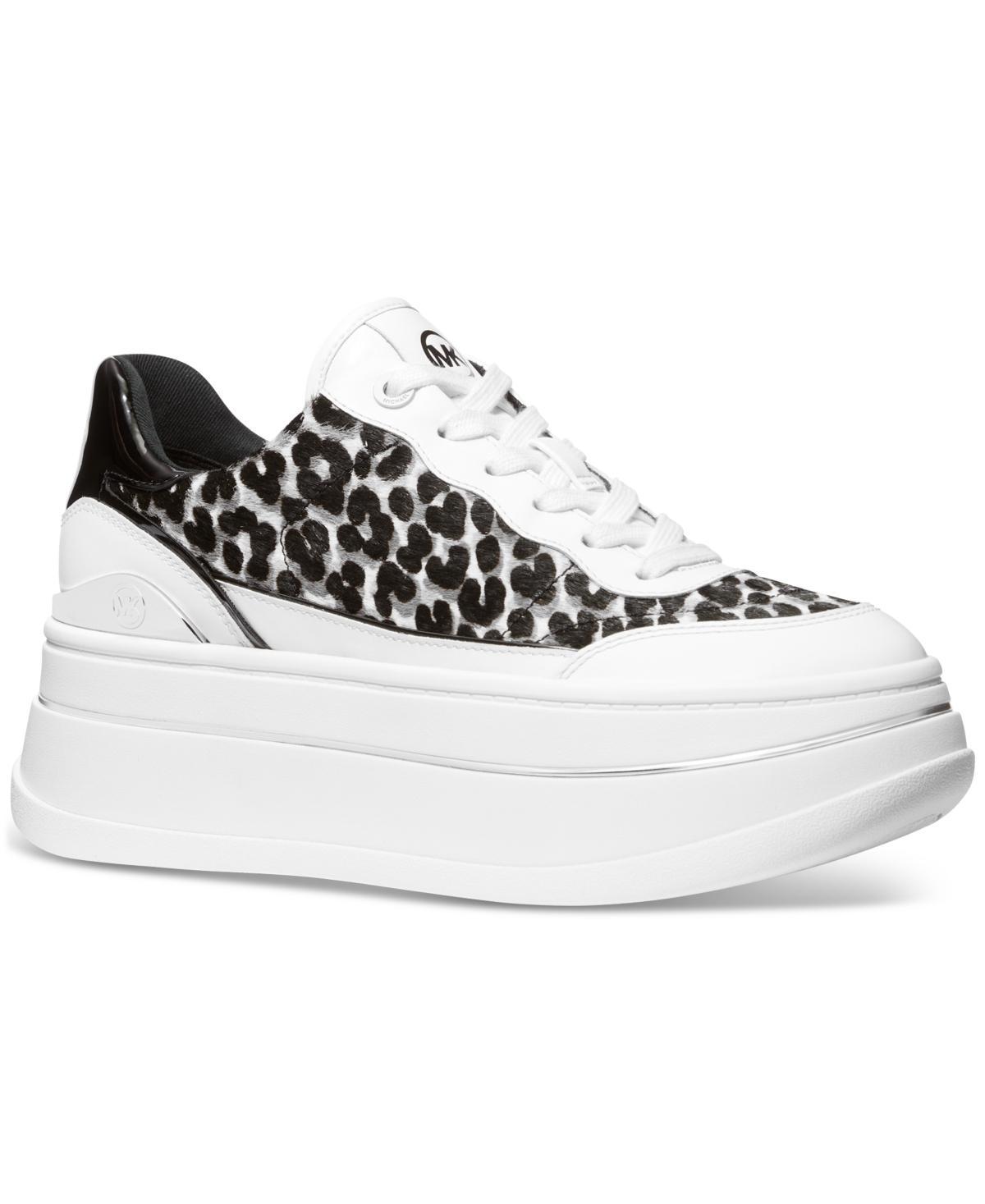 Womens Hayes Leather Lace-Up Sneakers Product Image
