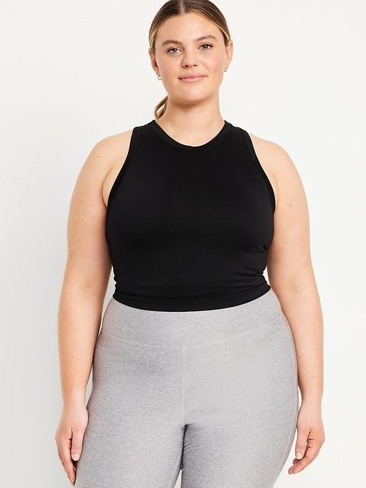 Fluid Seamless Fitted Crop Tank Top Product Image