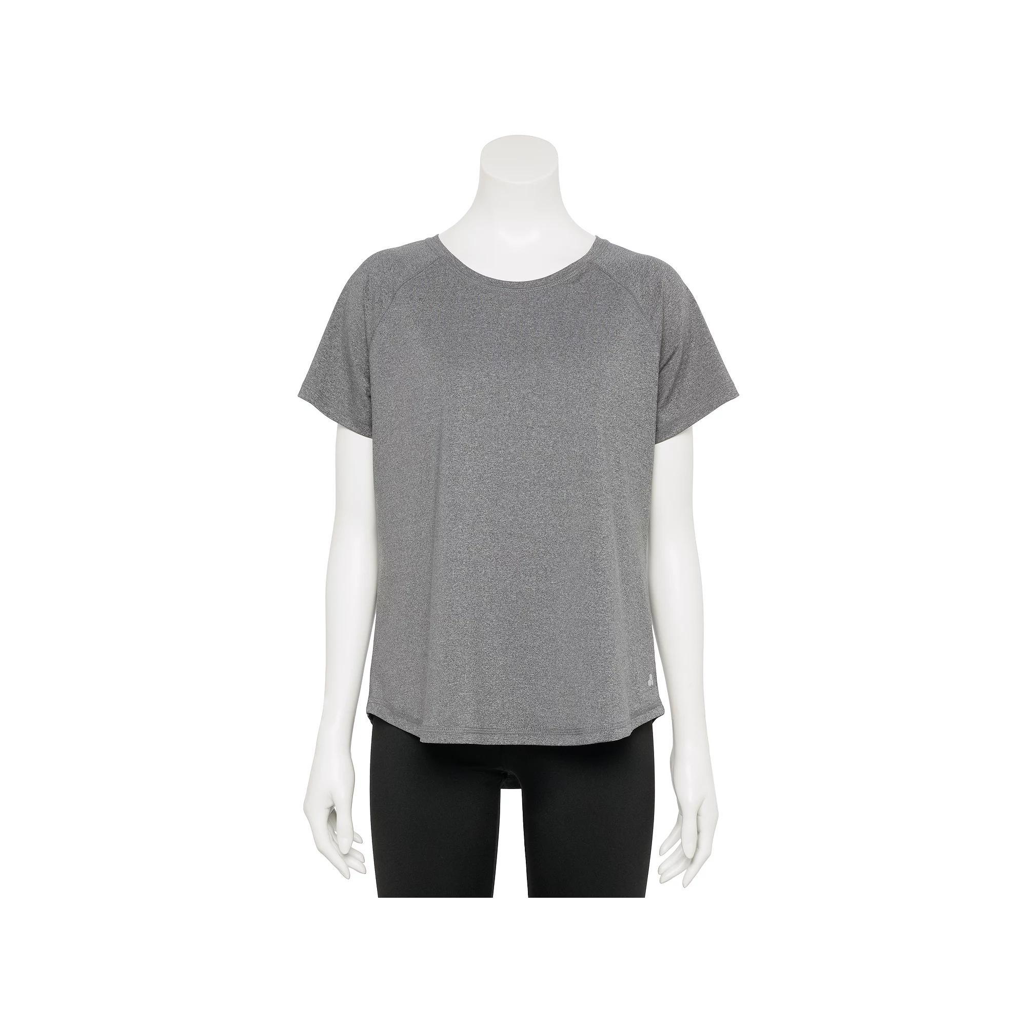 Women's Tek Gear® Adaptive Dry Tek Tee, Size: XXL, Mineral Black Sd Product Image