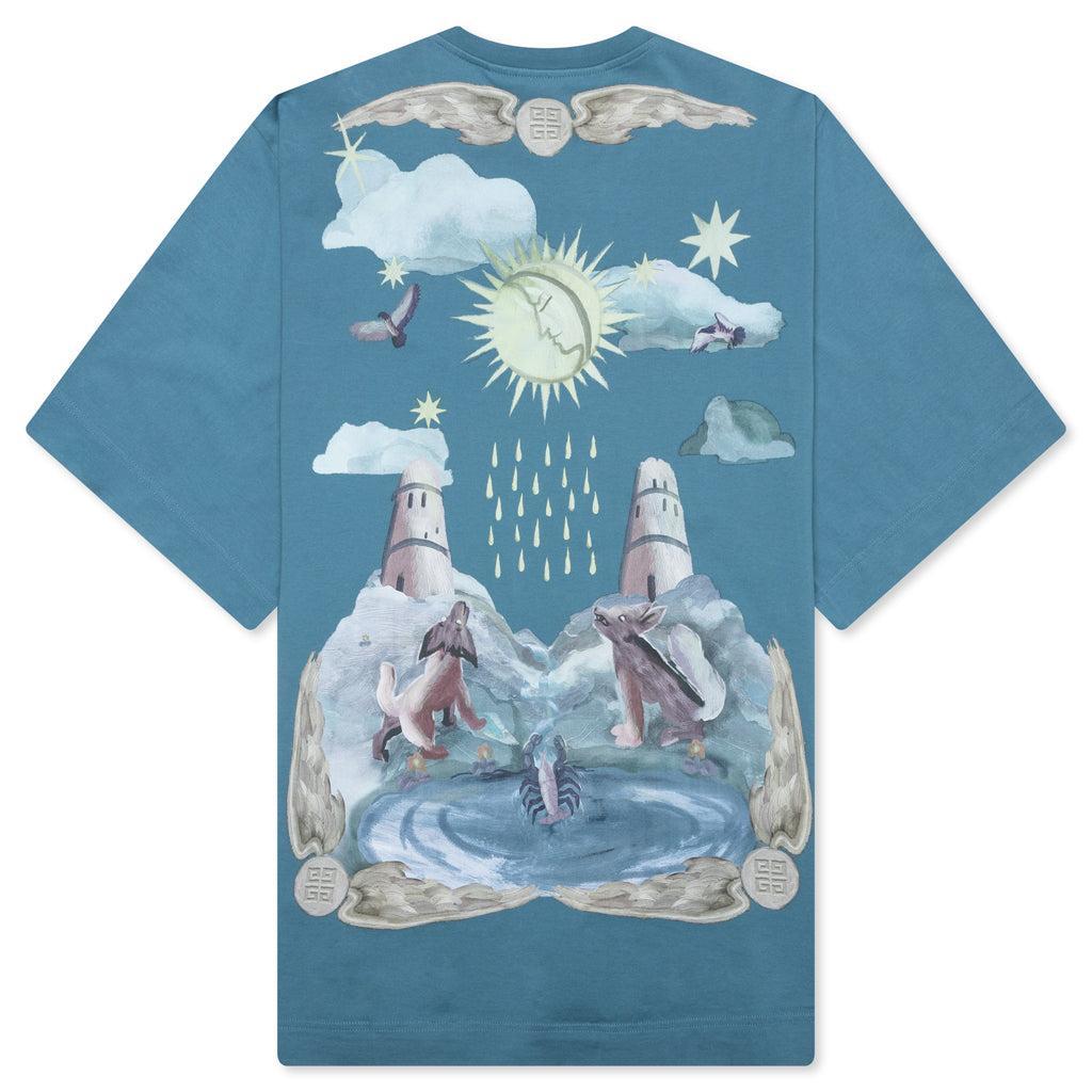 Sun Stars T-Shirt - Steel Blue Male Product Image