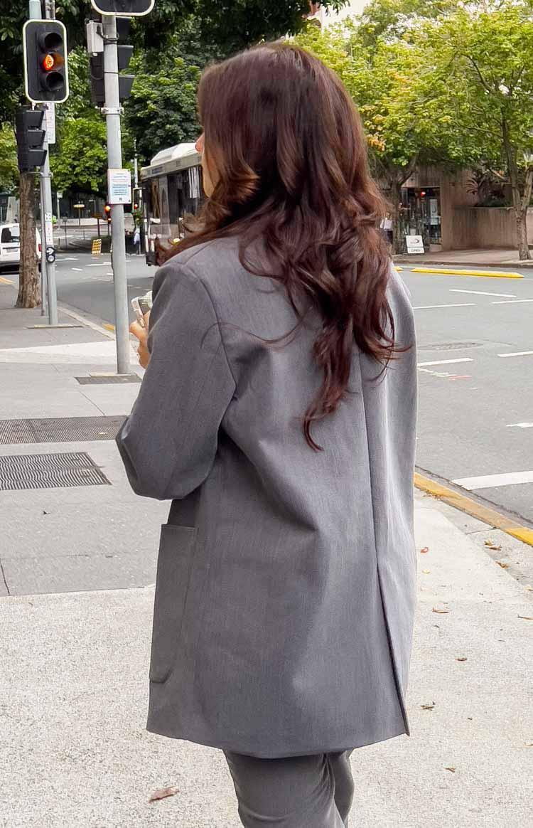Martena Grey Blazer Product Image
