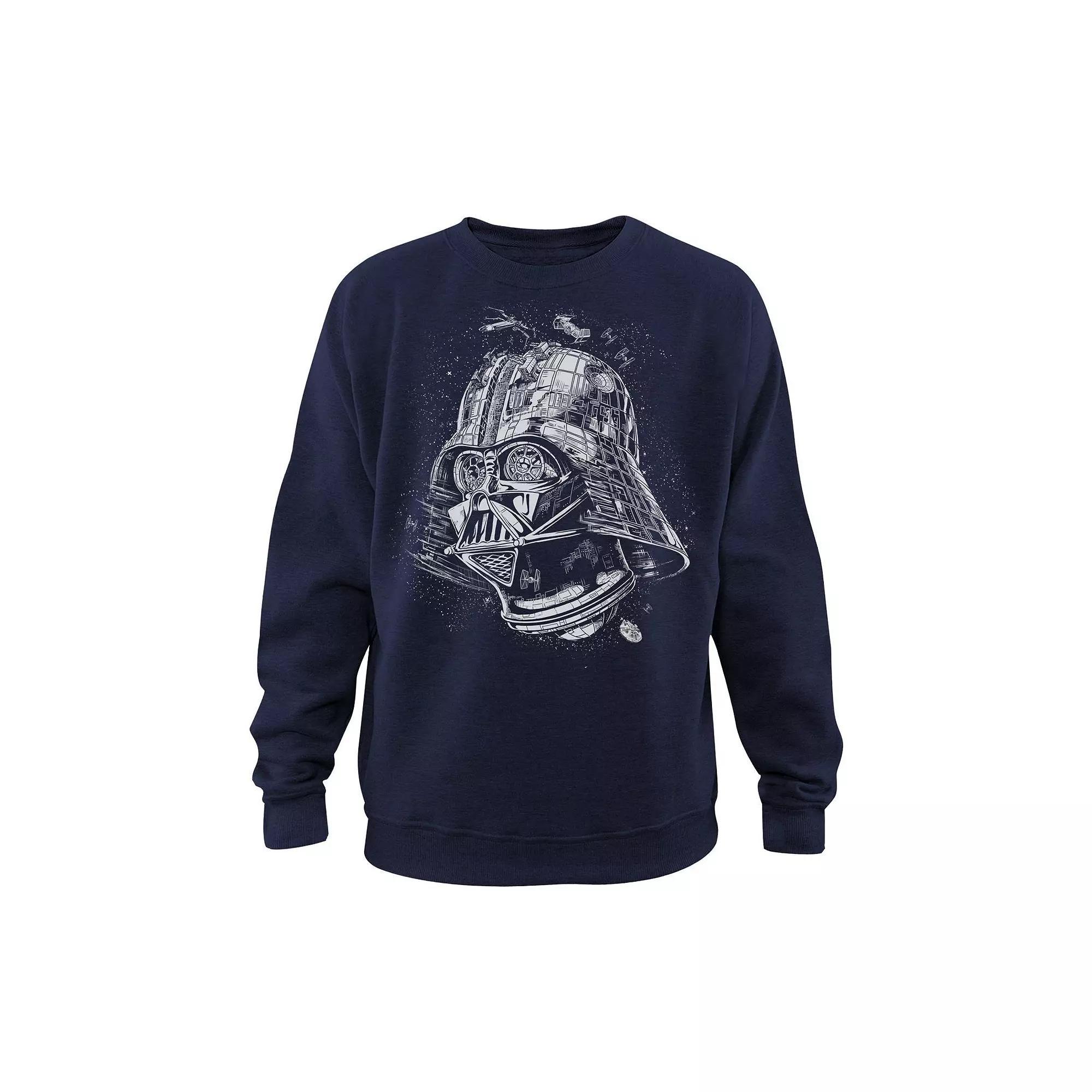 Men's Star Wars Darth Vader Sweatshirt, Size: Small, Blue Product Image