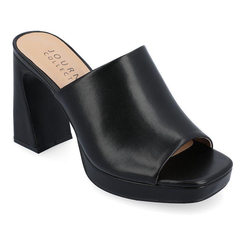 Journee Ezzlynn Womens Block Heel Sandals Product Image