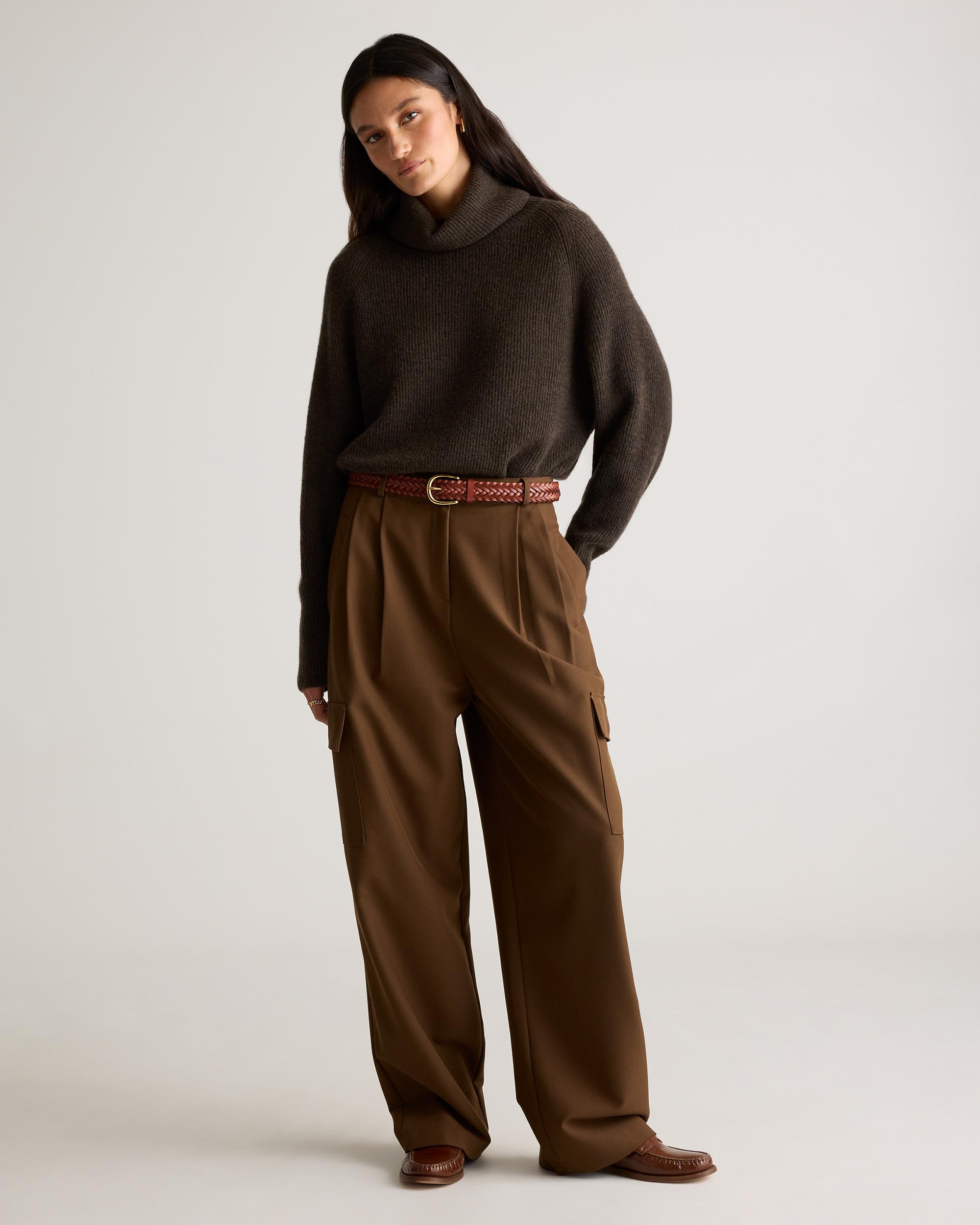Quince | Women's Josie European Leather Braided Belt Italian Leather Product Image