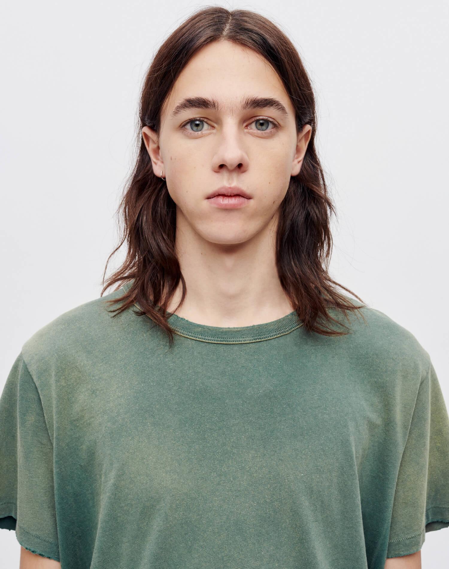 Hanes Classic Tee - Sun Faded Forest Green Male Product Image