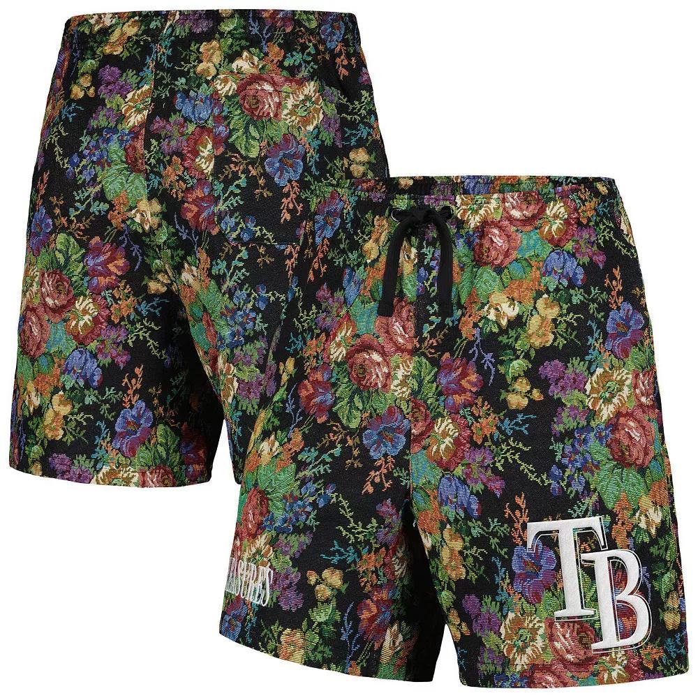 Men's PLEASURES  Black Boston Red Sox Floral Shorts, Size: 2XL Product Image