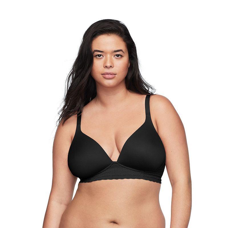 Simply Perfect by Warner's Women's Supersoft Lace Wirefree Bra - Butterscotch 36A: Medium Support, Padded Cup Product Image