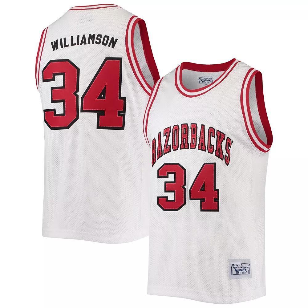 Mens Original Retro Brand Corliss Williamson Arkansas Razorbacks Alumni Commemorative Classic Basketball Jersey Product Image
