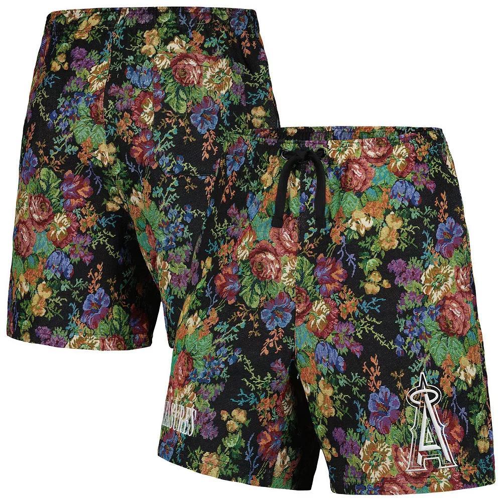 Men's PLEASURES  Black Boston Red Sox Floral Shorts, Size: 2XL Product Image