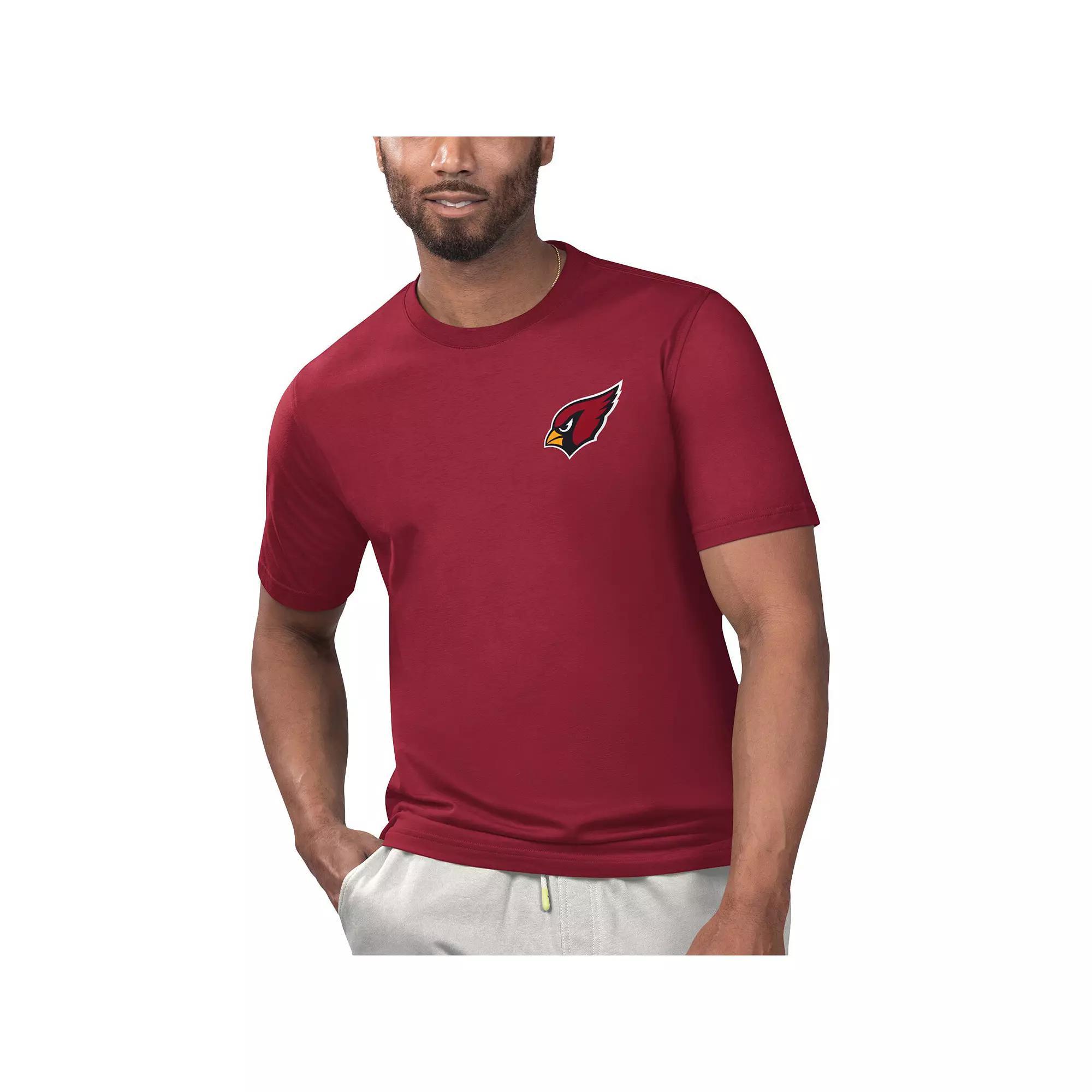Men's Margaritaville Cardinal Arizona Cardinals Licensed to Chill T-Shirt, Size: Medium, Red Product Image