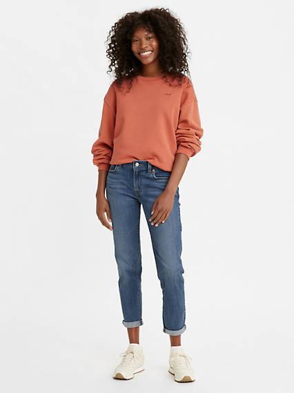 Boyfriend Mid Rise Women's Jeans Product Image