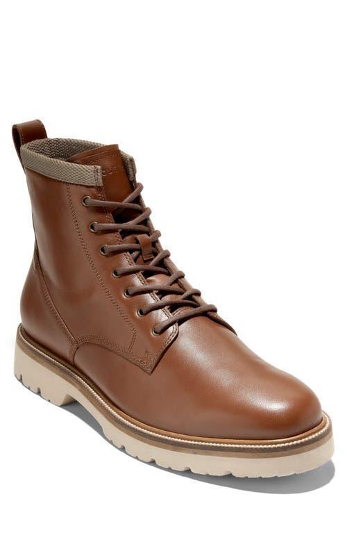 Cole Haan Mens American Classics Waterproof Lace Up Plain Toe Boots Product Image