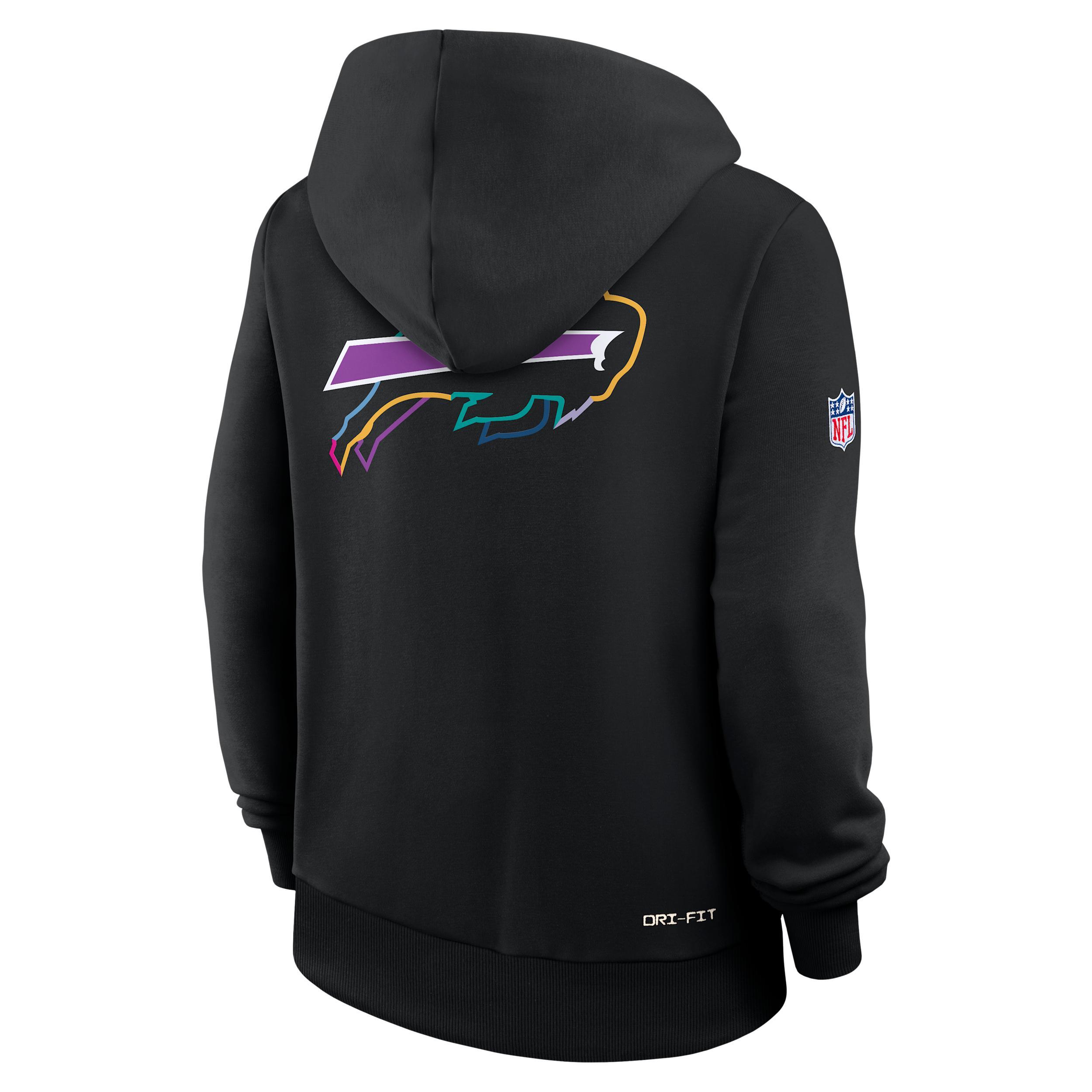 Buffalo Bills Crucial Catch Nike Women's Dri-FIT NFL Pullover Hoodie Product Image