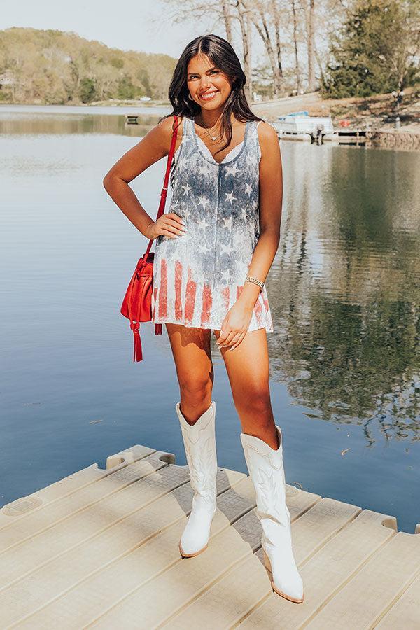 Red, White, And Blessed Shift Tank Product Image
