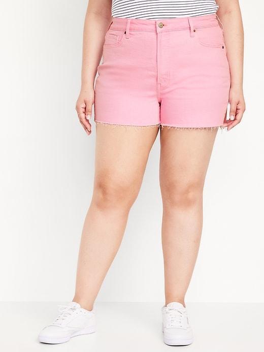High-Waisted OG Jean Shorts -- 3-inch inseam Product Image
