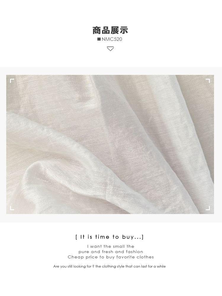 Asymmetrical Wrapped Light Shirt Product Image