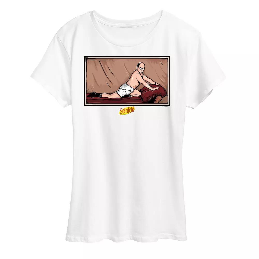 Womens Seinfeld George Costanza Couch Graphic Tee, Girls Product Image