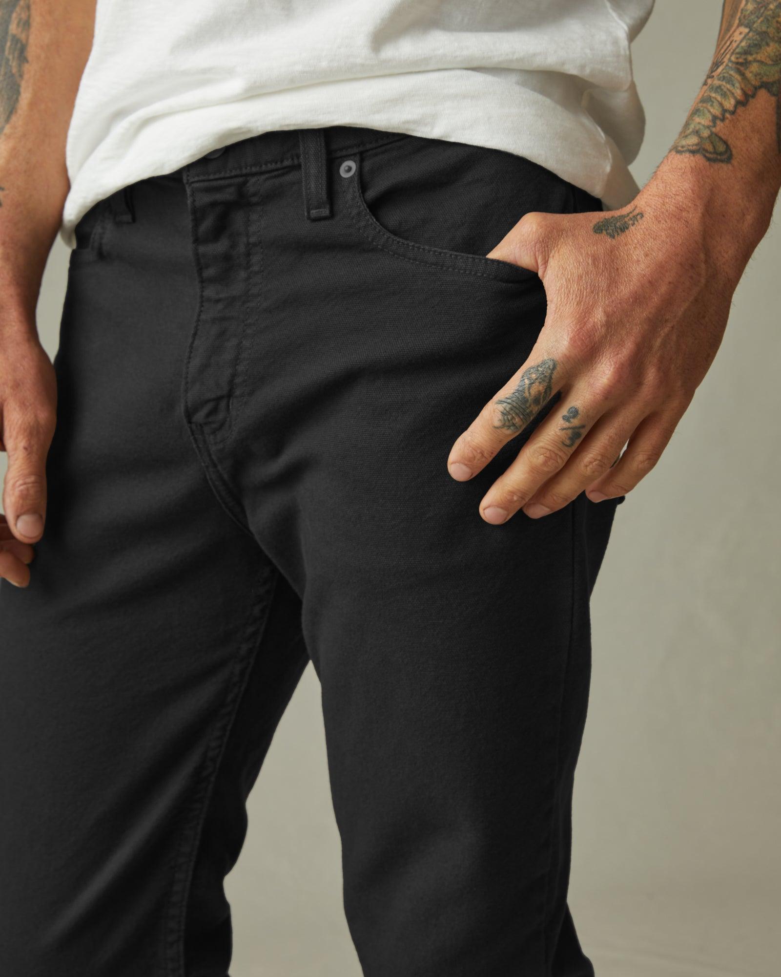 Men's Roughneck Pant Slim - Super Black Product Image