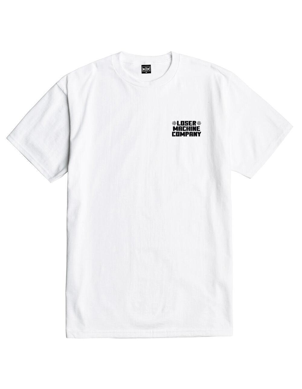 LOSER MACHINE Neighborhood Watch Mens Tee - WHITE Product Image