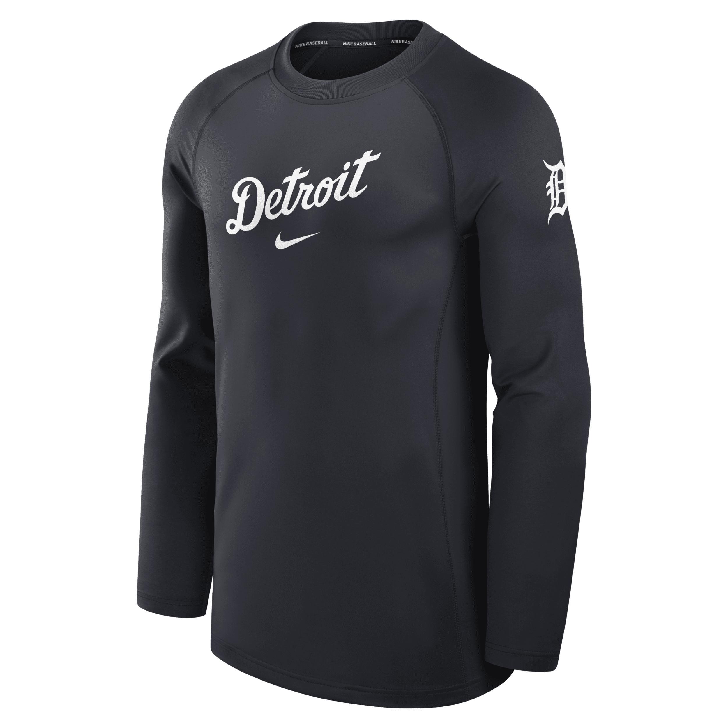 Seattle Mariners Authentic Collection Game Time Nike Mens Dri-FIT MLB Long-Sleeve T-Shirt Product Image