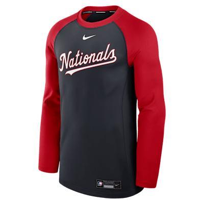 Washington Nationals Authentic Collection Game Time Nike Men's Dri-FIT MLB Pullover Crew Product Image