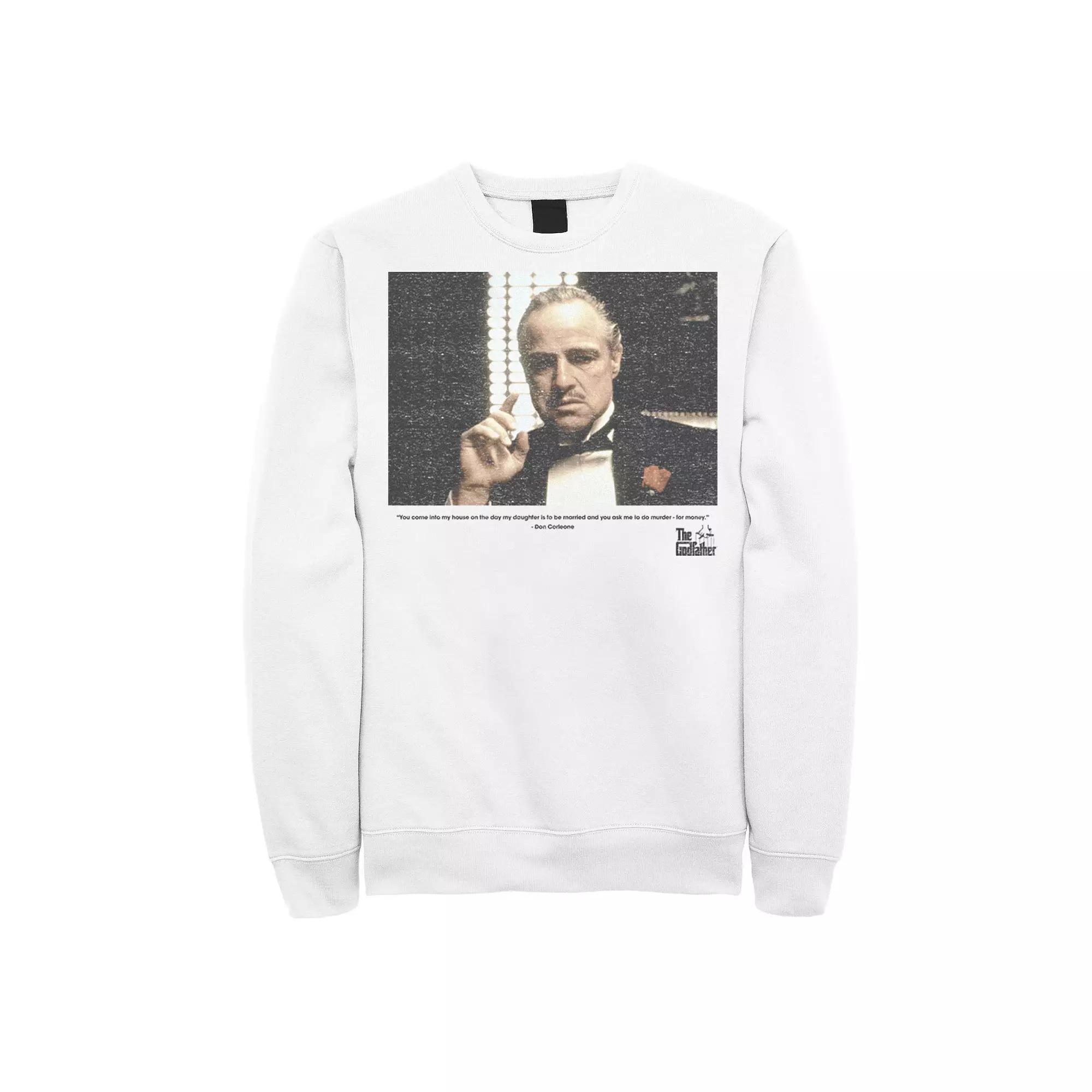 Men's The Godfather The Don Sweatshirt, Size: XL, White Product Image