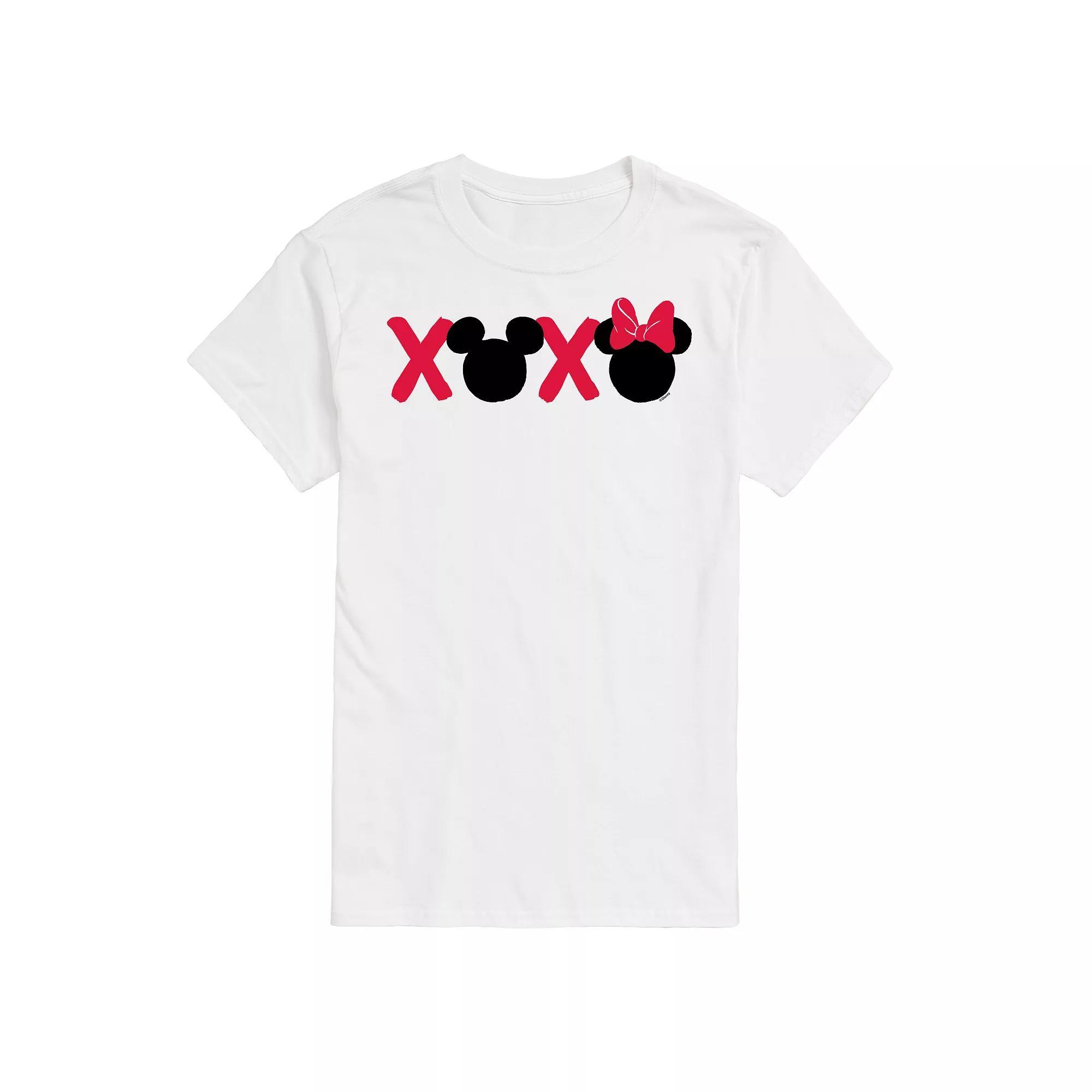 Disneys Mickey & Minnie Mouse XOXO Mens Graphic Tee Product Image
