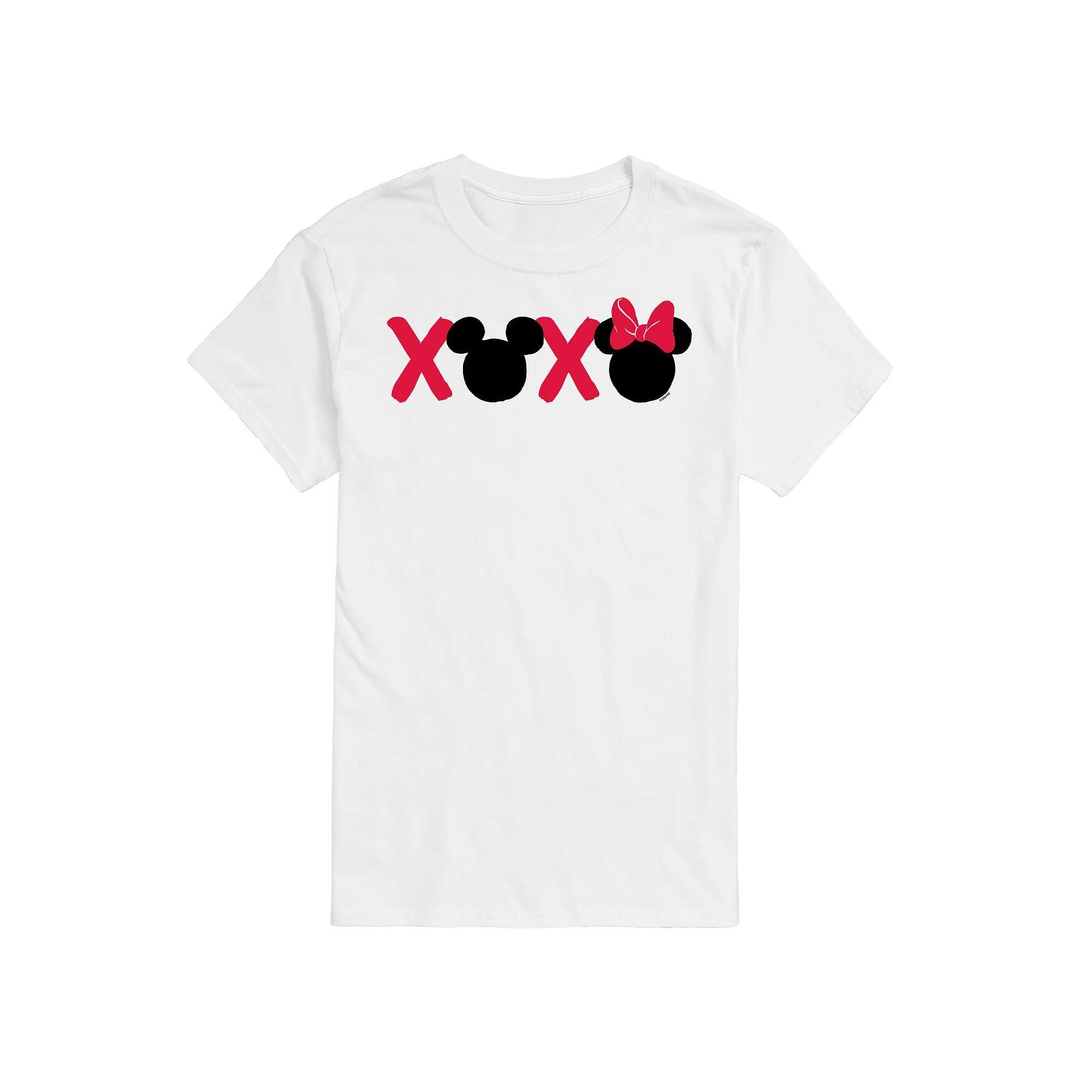 Disneys Mickey & Minnie Mouse XOXO Mens Graphic Tee Product Image