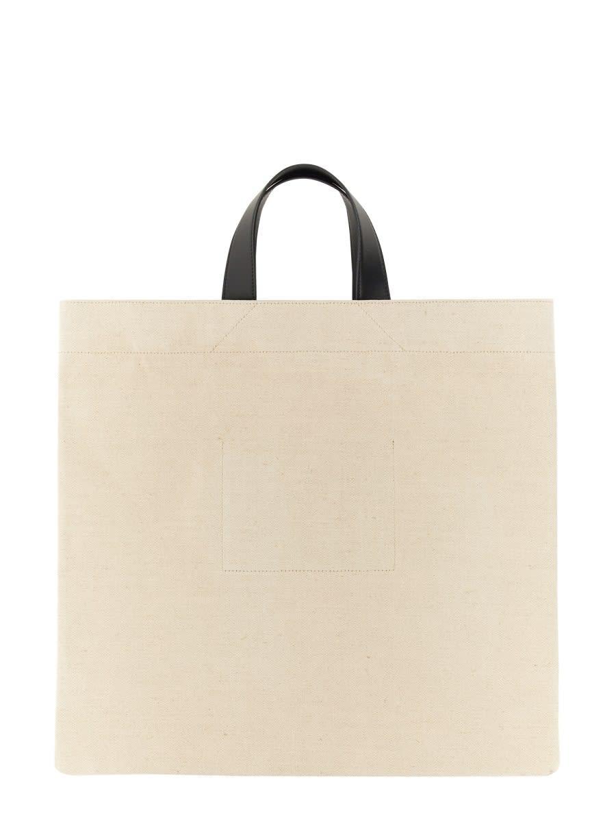 JIL SANDER Medium Tote Bag In Beige Product Image