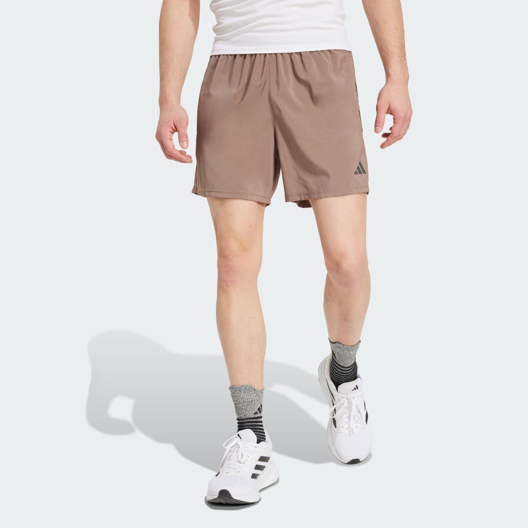 adidas Own The Run Shorts Halo Silver M 9 Mens Product Image