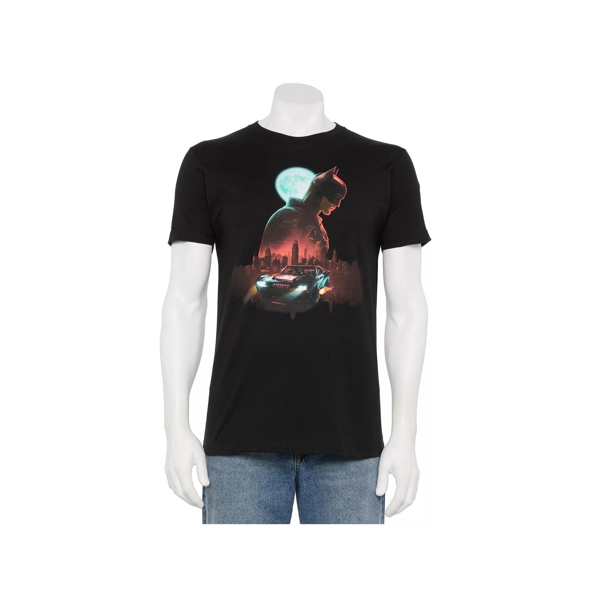 Men's The Batman Movie (2021) Tee, Size: Large 30, Black Product Image
