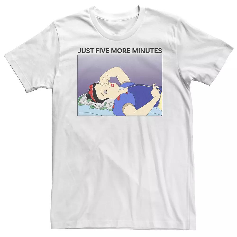 Big & Tall Disney Snow White Just Five More Minutes Tee, Men's, Size: 5XL Product Image