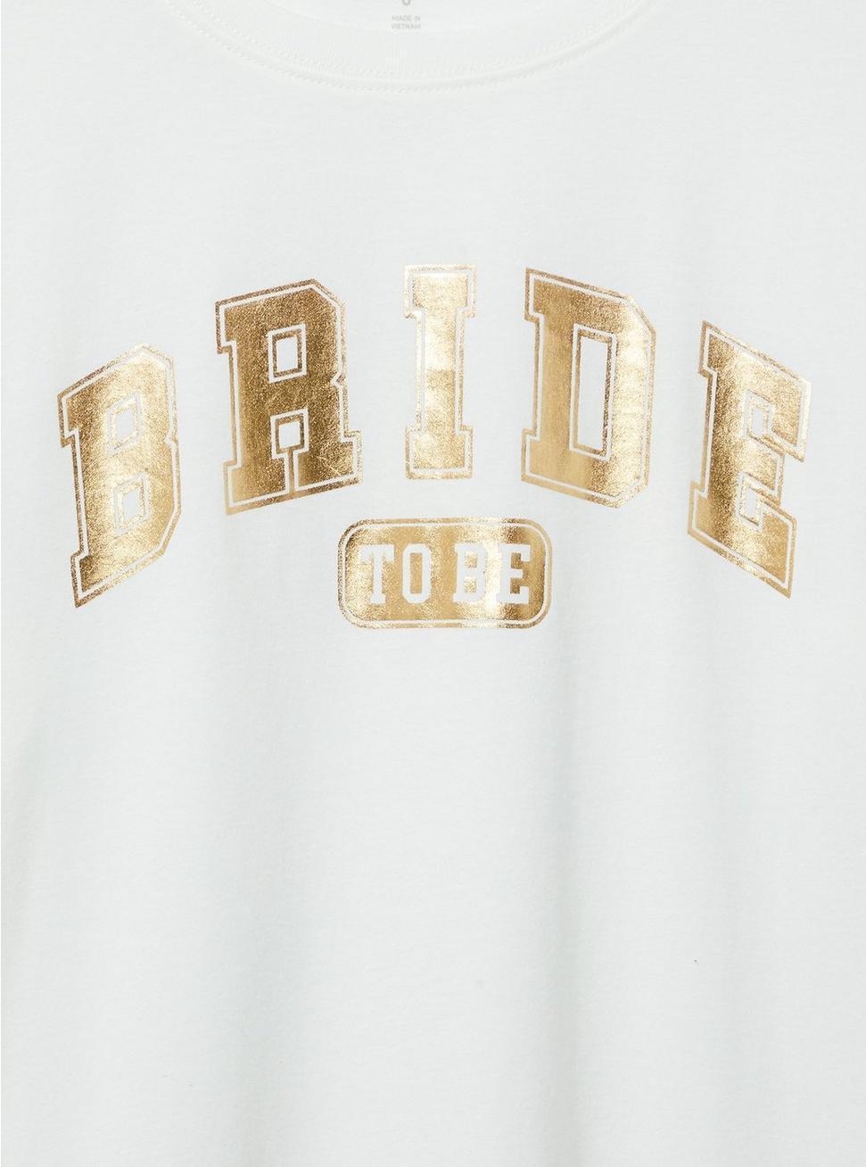 BRIDE TO BE CLASSIC FIT HERITAGE JERSEY CREW TEE Product Image