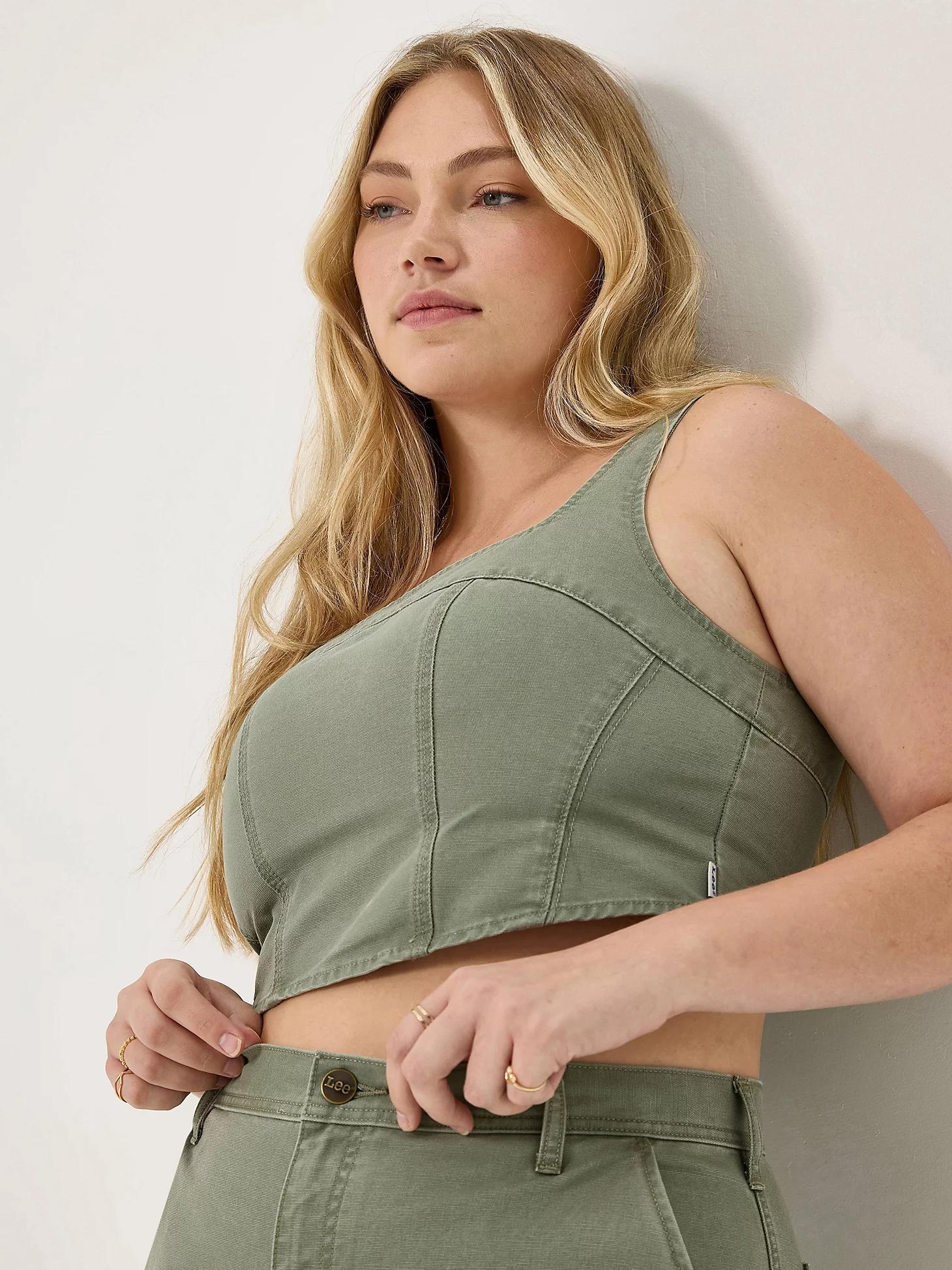 Women's Slim Corset Tank | Women's Tops | Lee® Product Image