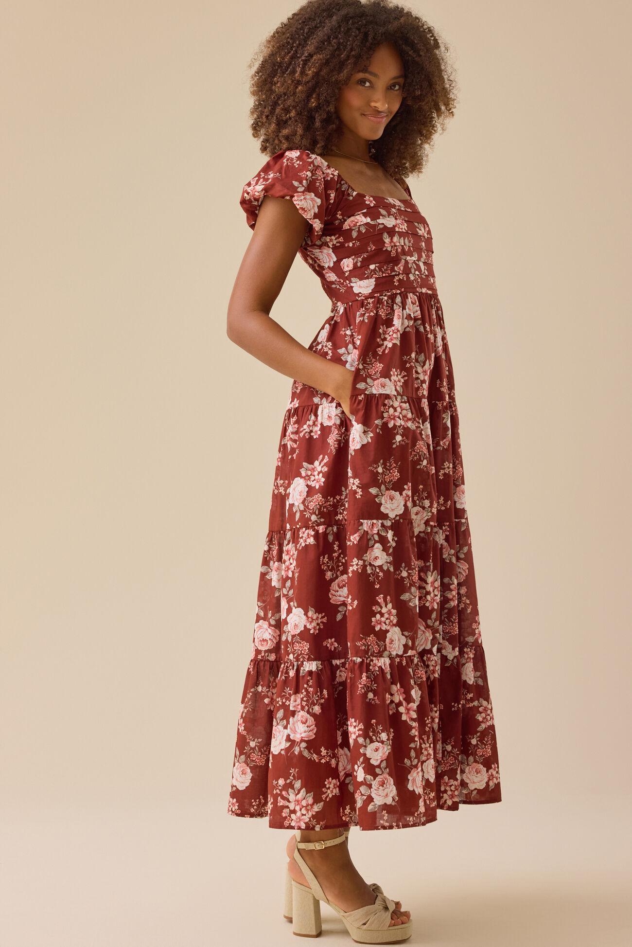 Solanda Floral Maxi Dress Product Image
