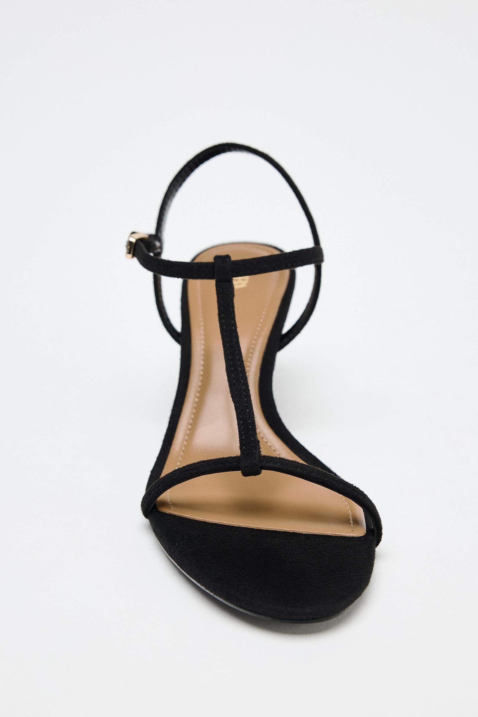 HIGH HEELED STRAP SANDALS Product Image
