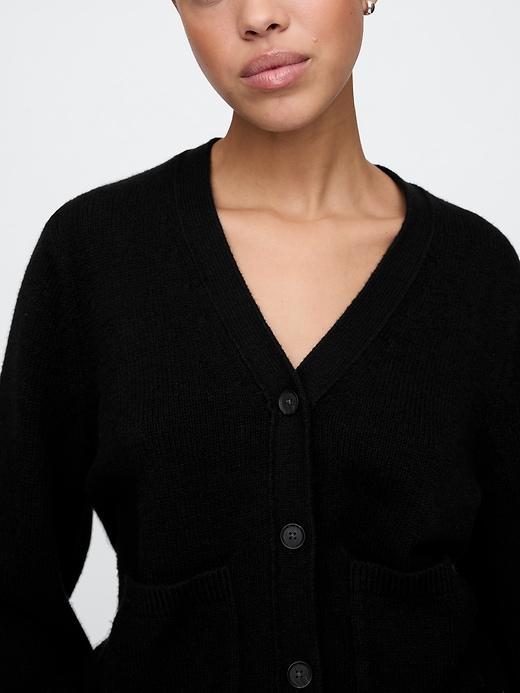 CashSoft Pocket Cardigan Product Image