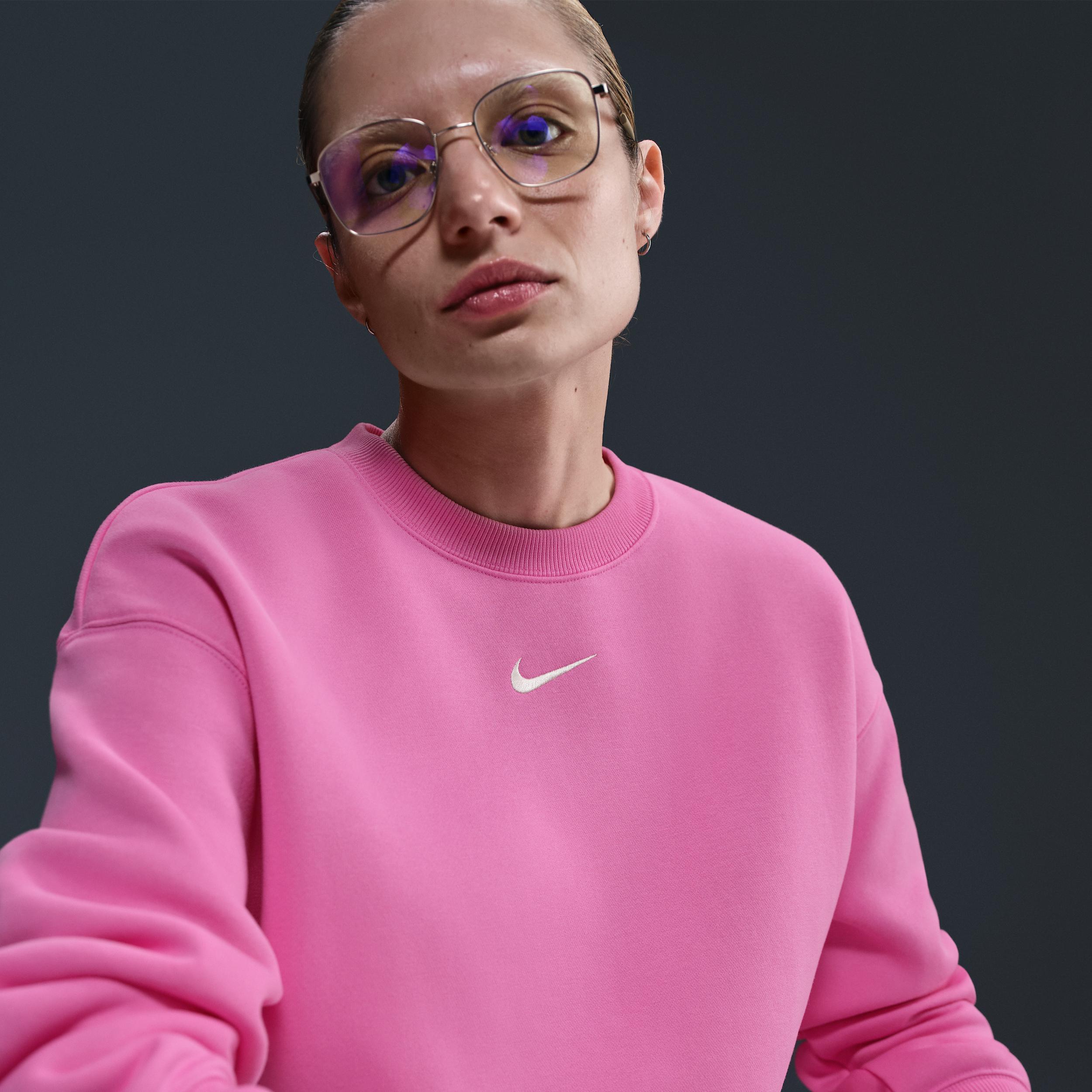 Women's Nike Sportswear Phoenix Fleece Oversized Crew-Neck Sweatshirt Product Image