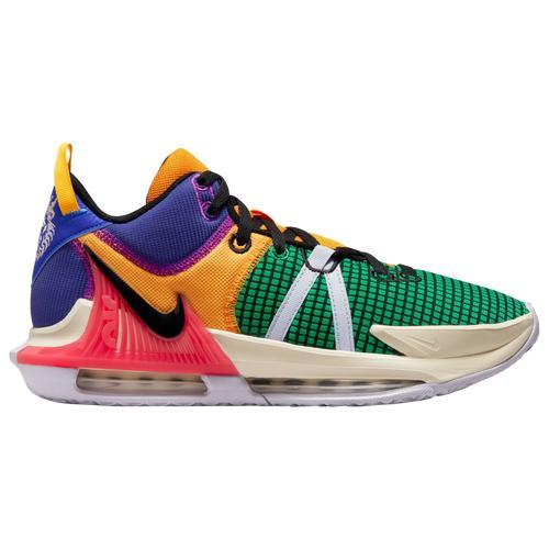 Nike Mens LeBron James Nike LeBron Witness VII - Mens Basketball Shoes Light Bone/Black/Emerald Rise Product Image