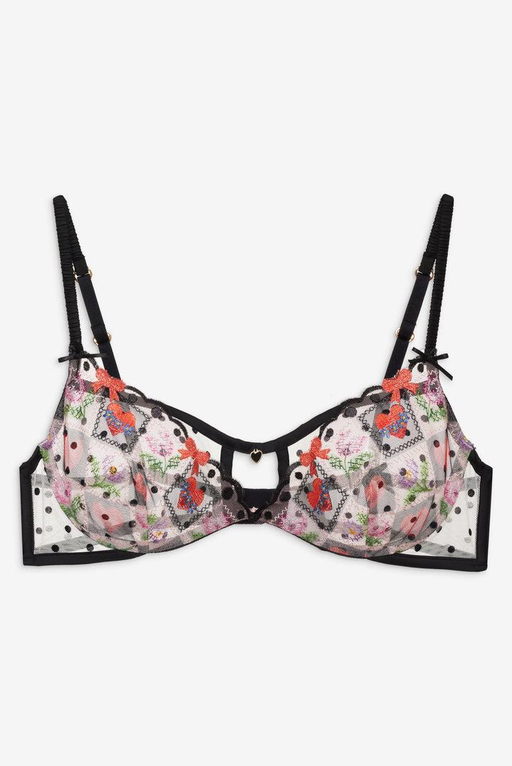 Paris Underwire Bra — Black Product Image