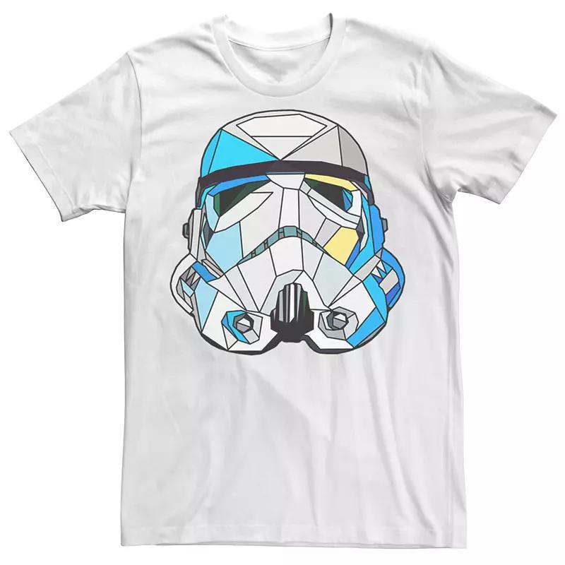 Men's Star Wars Stained Glass Style Stormtrooper Helmet Tee, Size: XXL, Black Product Image
