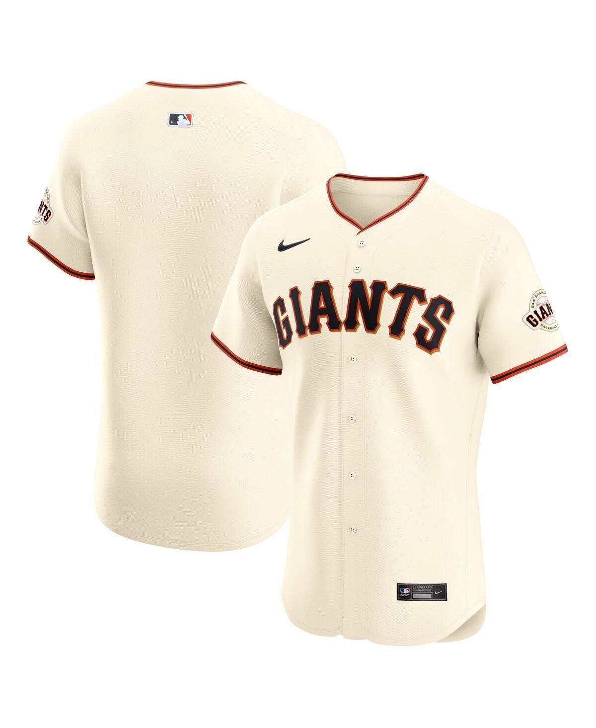Mens Nike Cream San Francisco Giants Elite Jersey Product Image