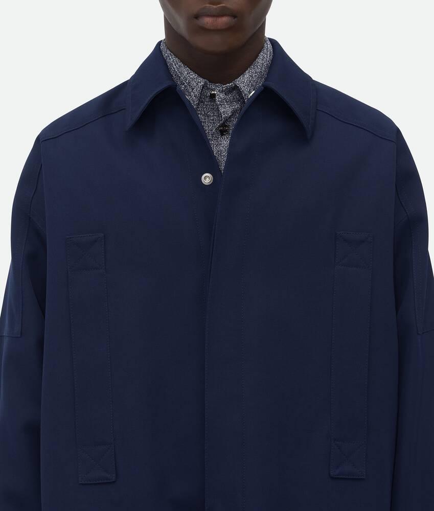 Men's Wool Grain De Poudre Blouson in Eclipse Product Image