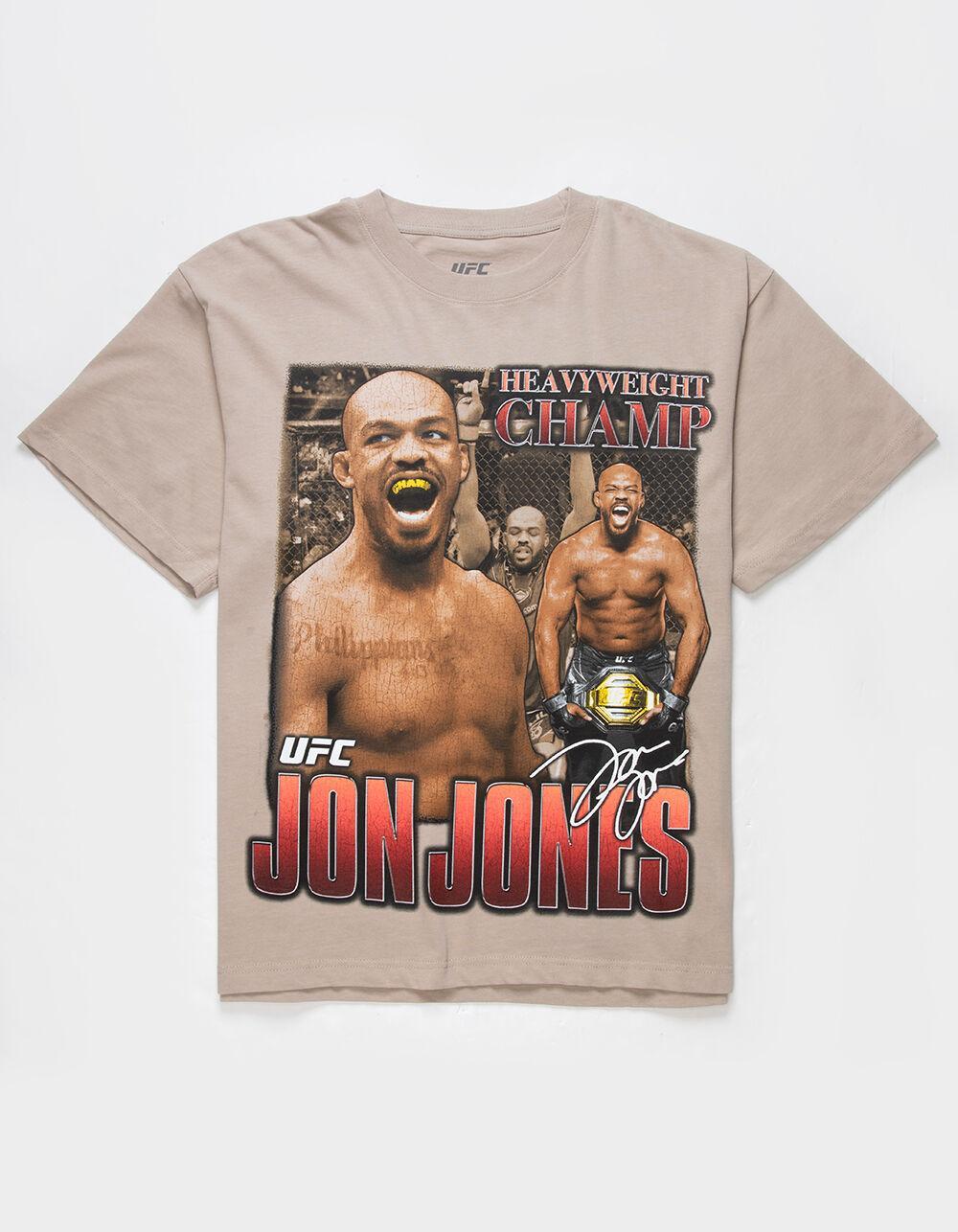 UFC Jon Jones Heavyweight Champs Mens Oversized Tee - SAND Product Image