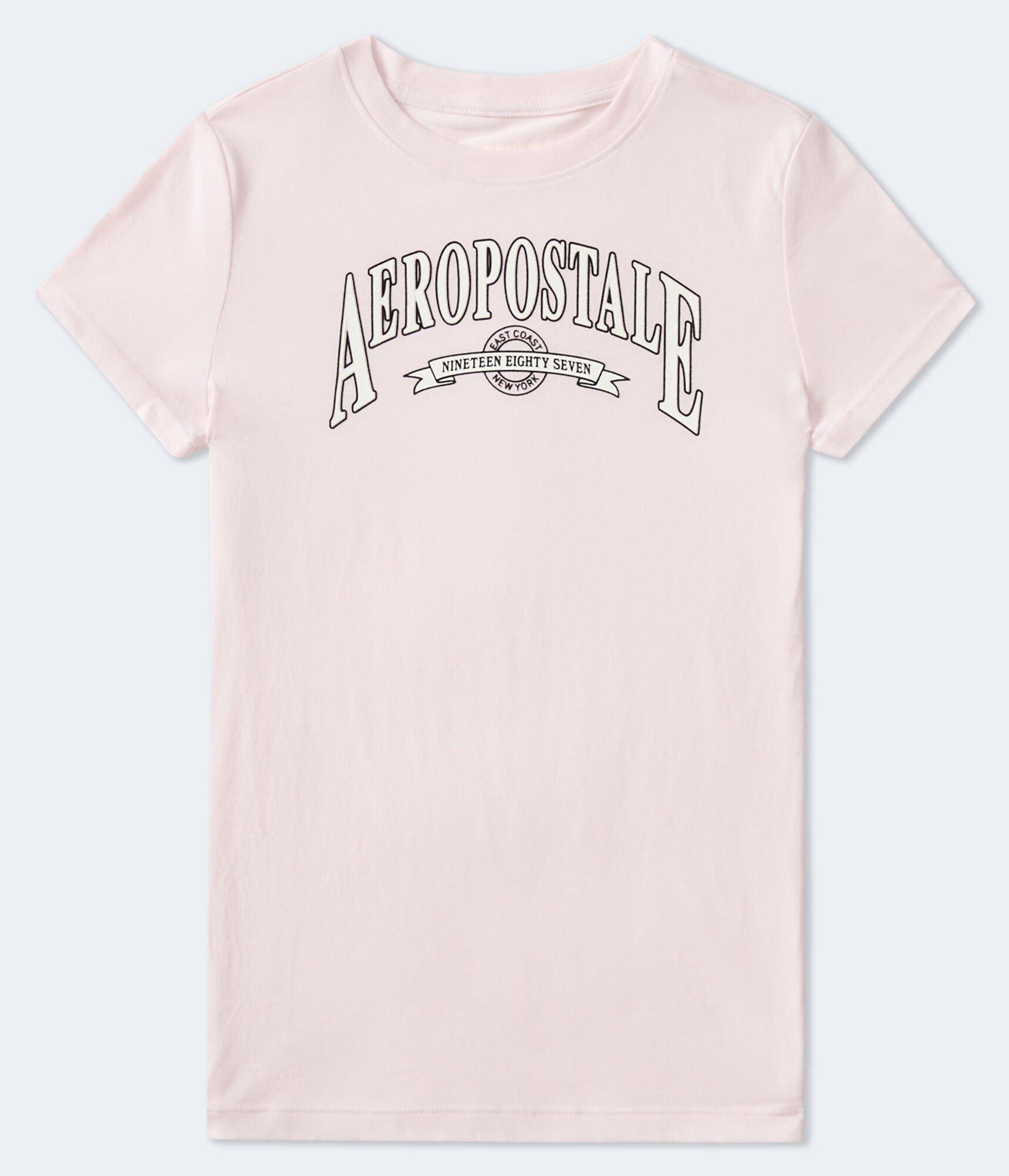 Aeropostale Arch Flocked Graphic Tee Product Image