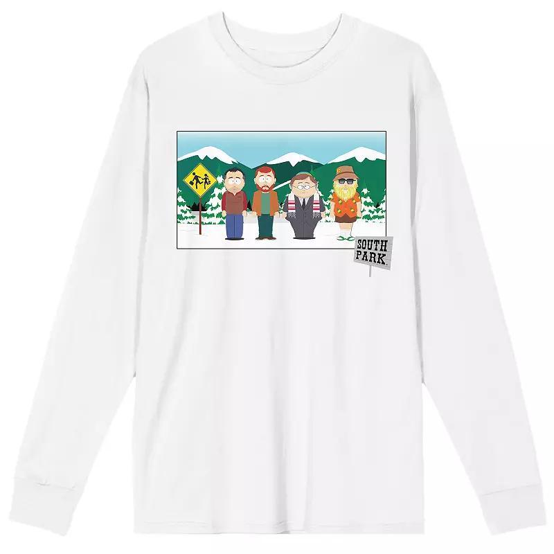 Men's South Park Adult Group Art Graphic Tee, Size: Large, White Product Image