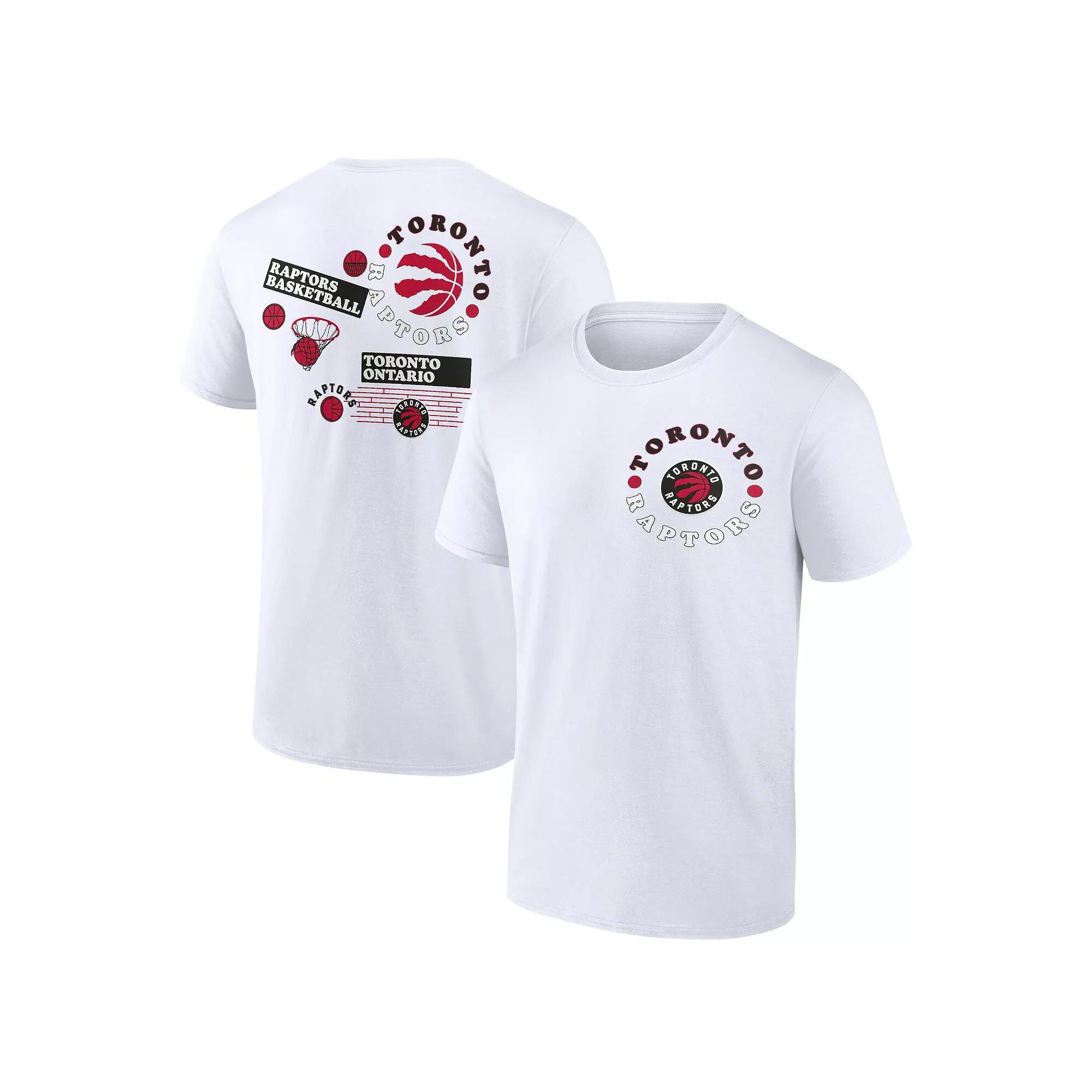 Mens Fanatics Branded White Toronto Raptors Street Collective T-Shirt Product Image