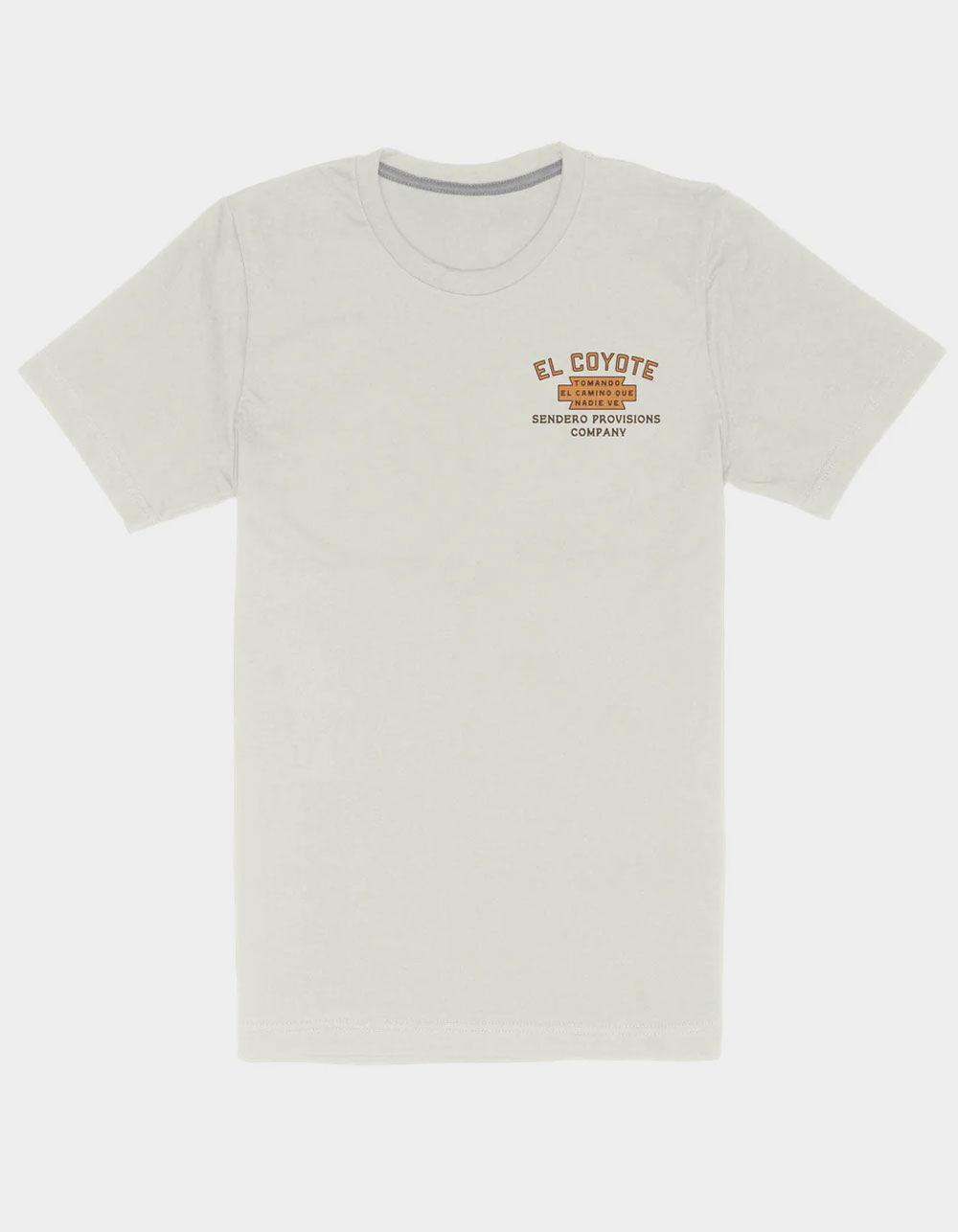 SENDERO PROVISIONS CO. Coyote Mens Tee - WHITE Product Image